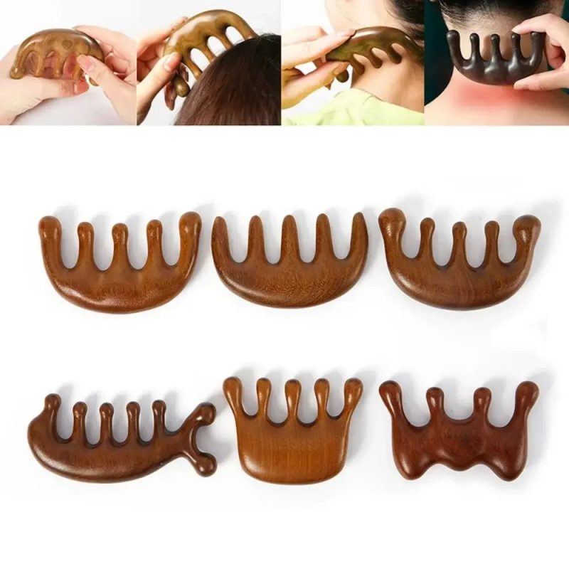 Therapy Massage Comb – Gua Sha Tool for Scalp, Face & Body - Image 2
