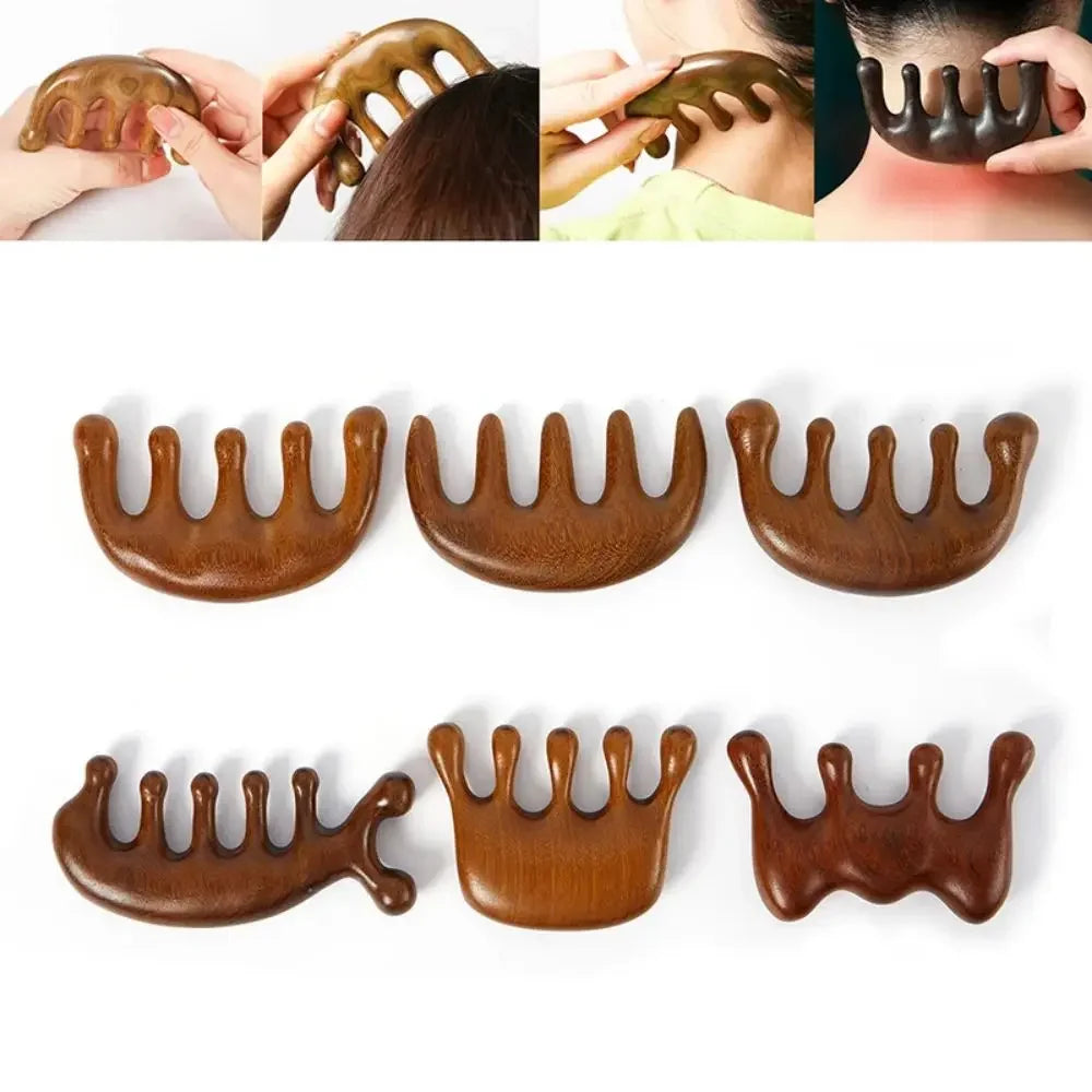 Therapy Massage Comb – Gua Sha Tool for Scalp, Face & Body - Image 2