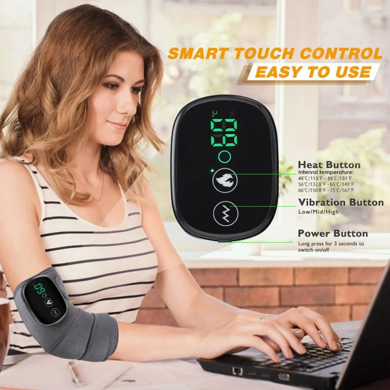 3-in-1 Electric Heating Massage Belt – Hot Compress & Vibration Therapy for Knee, Shoulder & Joint Pain - Image 2