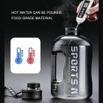 1.7L/2.7L Large Capacity Sports Water Bottle – Portable Gym & Outdoor Hydration Jug