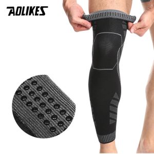 AOLIKES Long Leg Compression Sleeves – Full Knee Support for Sports & Pain Relief