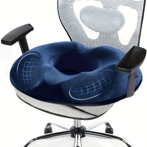 Orthopedic Donut Pillow – Memory Foam Coccyx & Hemorrhoid Seat Cushion