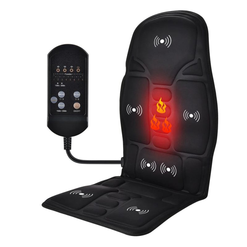 Electric Back Massager Cushion – Infrared Heating Full-Body Massage Chair Pad for Car, Home & Office - Image 7