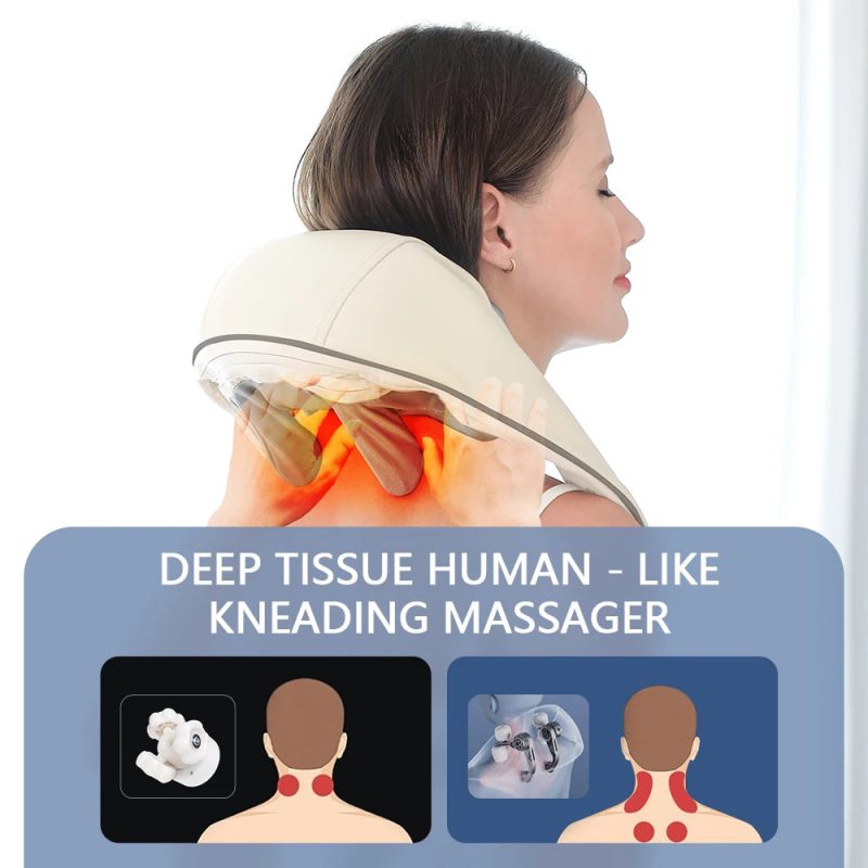 Foreverlily 26W Wireless Neck and Shoulder Massager - Image 4