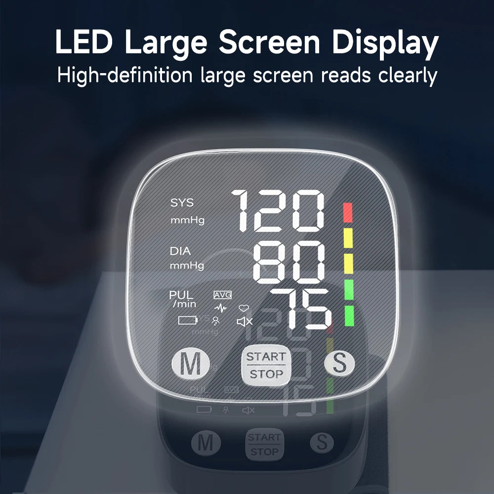 Yongrow Rechargeable Digital Wrist Blood Pressure Monitor – Tonometer & Heart Rate Meter - Image 4