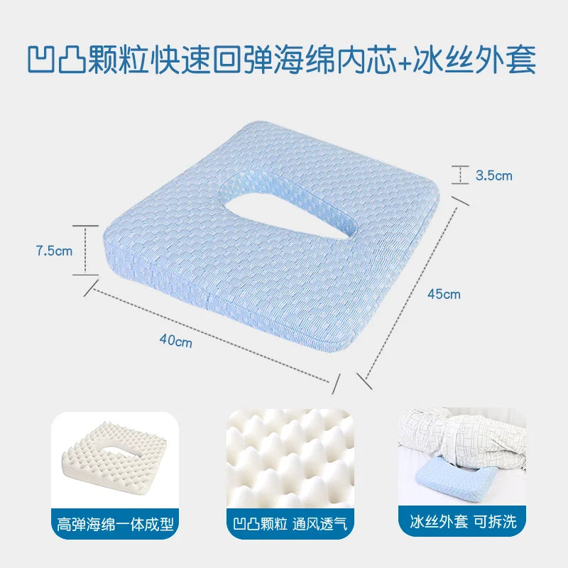 Premium Wheelchair Seat Cushion – Anti-Bedsore Gel & Orthopedic Pressure Relief Pad - Image 8