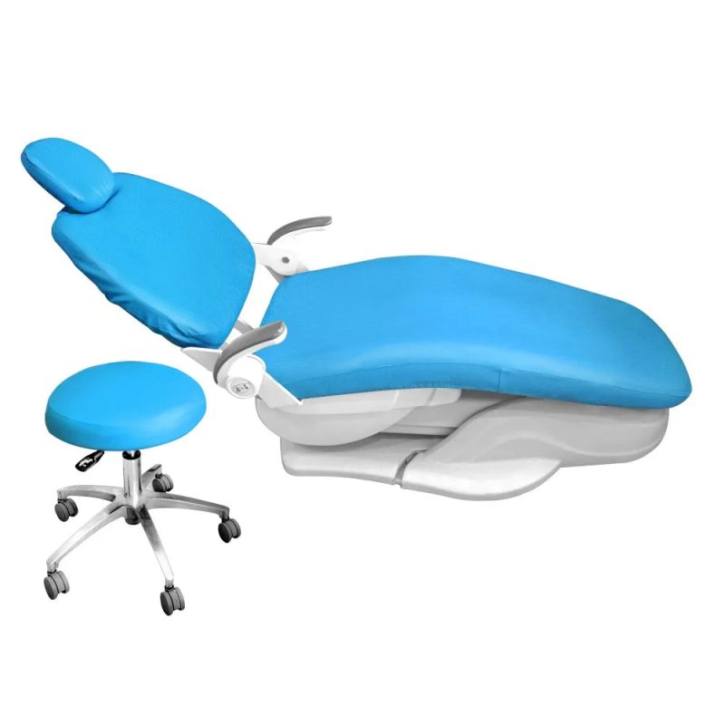 4-Piece PU Leather Dental Chair Cover Set – Waterproof & Elastic Protective Kit - Image 15