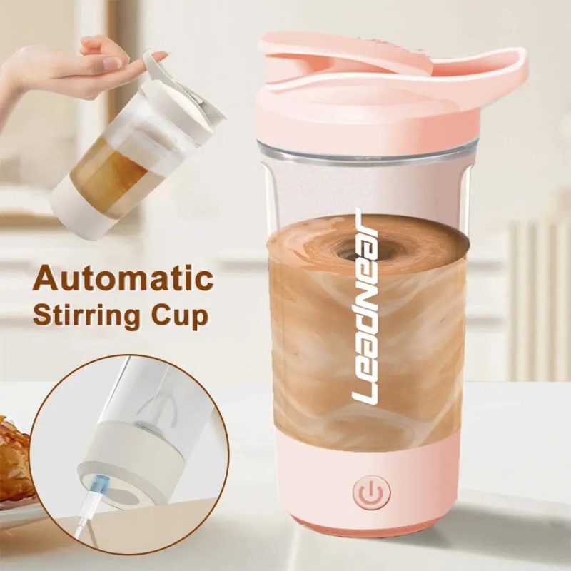 USB Rechargeable Self-Stirring Shaker Cup – Portable Mixer for Protein & Meal Replacement Shakes - Image 7