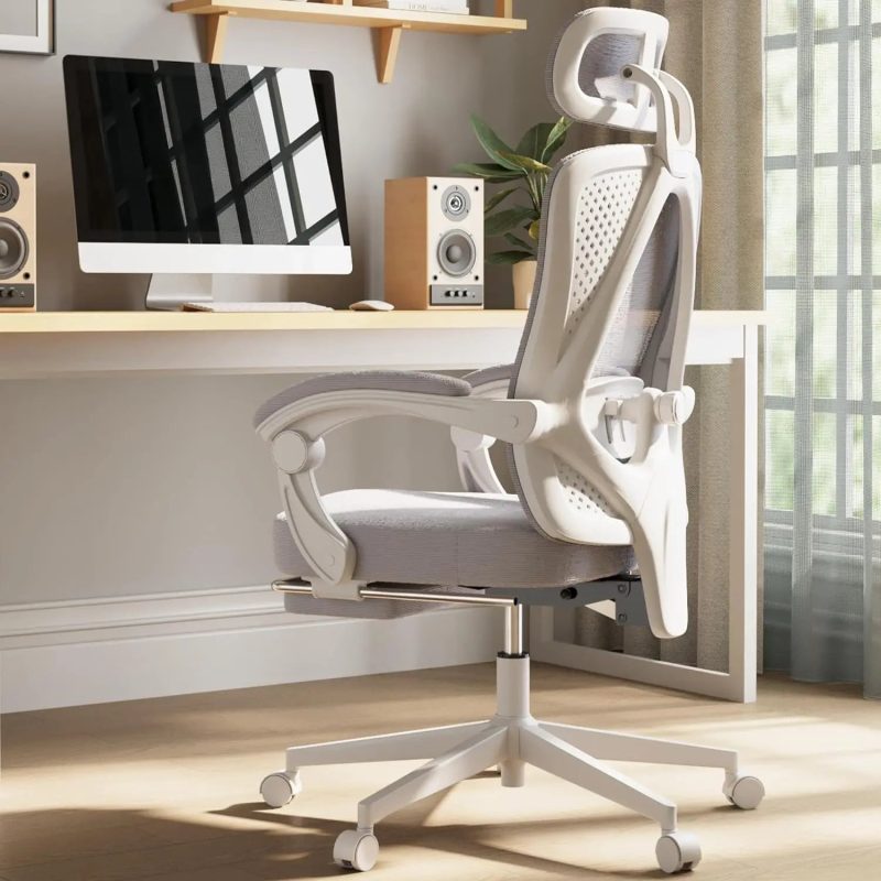 Dowinx Ergonomic Mesh Office Chair – Pocket Spring Seat with Adjustable Lumbar & Headrest - Image 9
