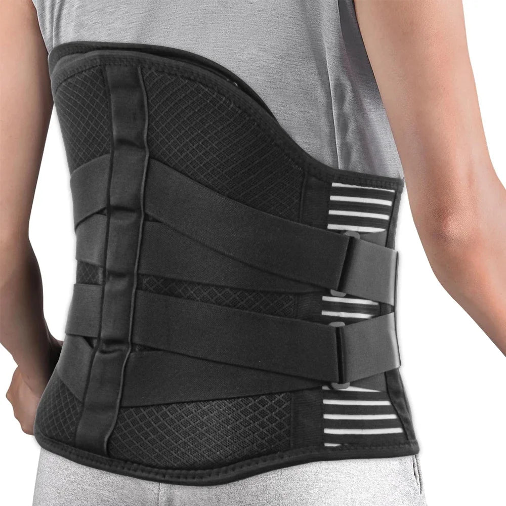 Lower Back Support Brace – Breathable Lumbar Belt with Large Support Pad for Men & Women - Image 7