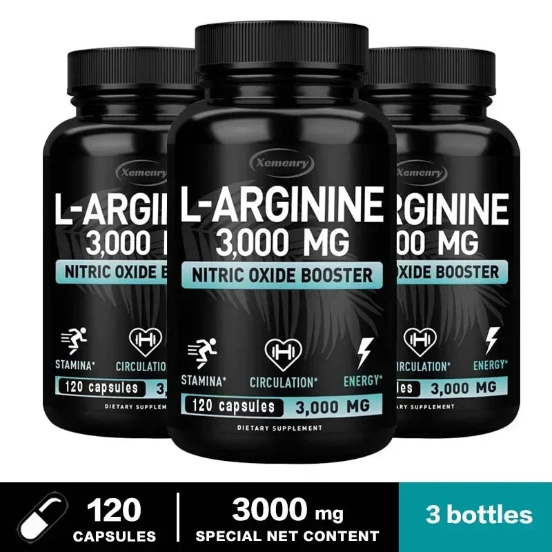 L-Arginine Supplement – Boost Energy, Strength & Endurance for Peak Performance - Image 8