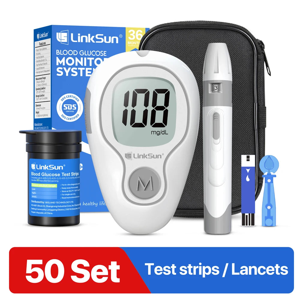 LinkSun G-425‑3 Blood Glucose Meter – Complete Diabetes Testing Kit - Image 9