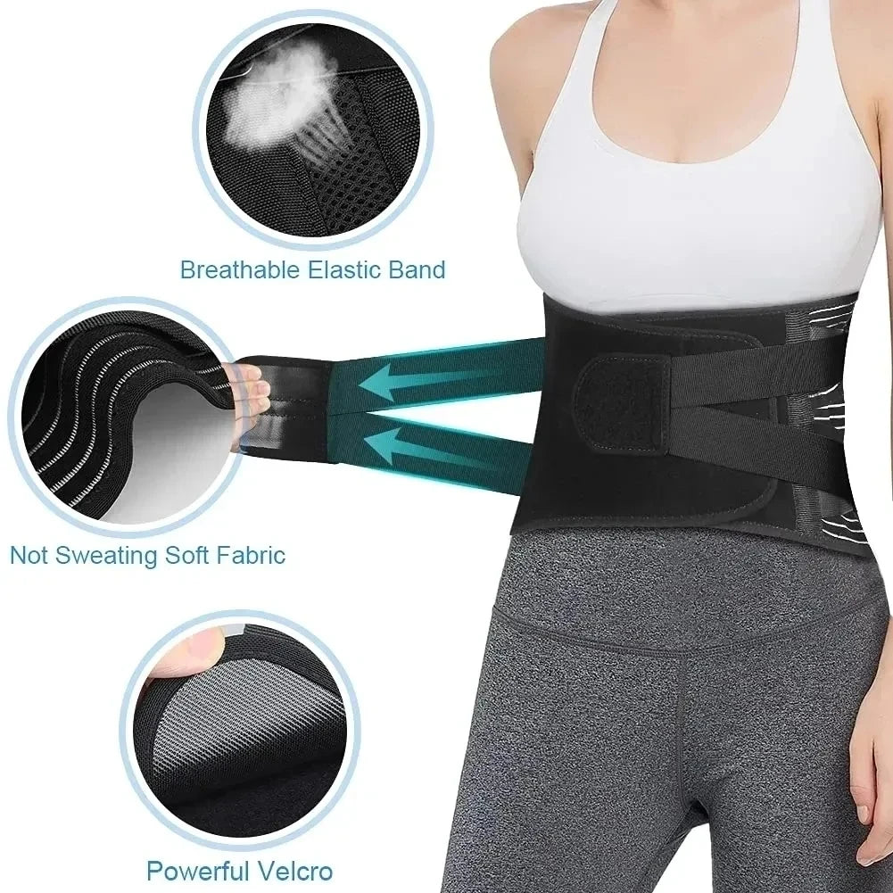 Lumbar Back Support Belt – Orthopedic Waist Trainer & Spine Protector - Image 4