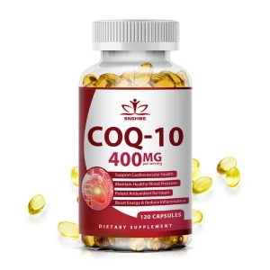 120PCS Coenzyme Q10 Capsules – High Absorption COQ10 for Energy & Heart Health