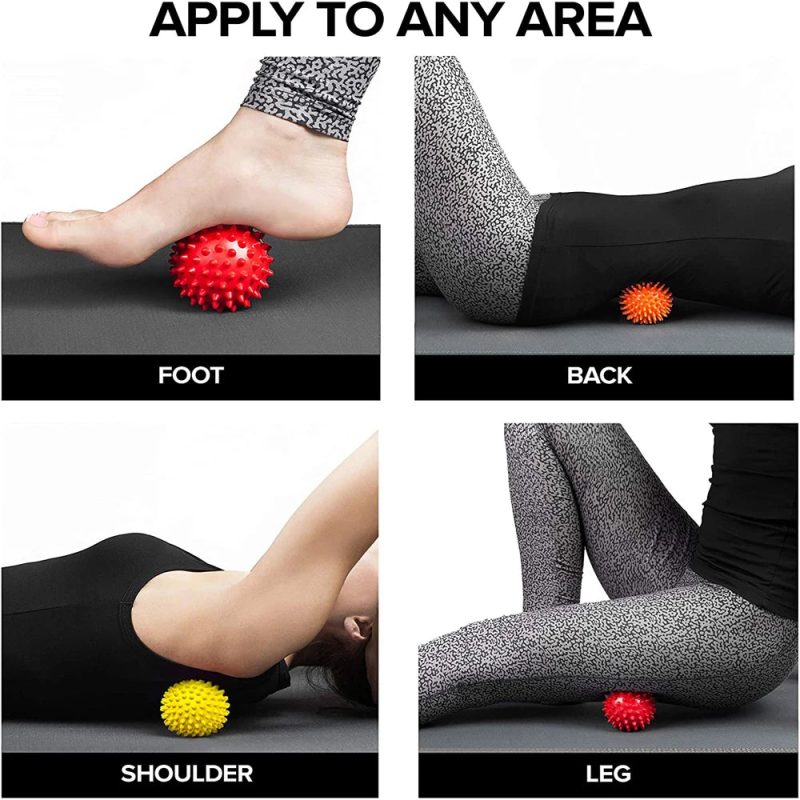 BOTQTOW Spiky Massage Ball – Deep Tissue Therapy for Myofascial Release - Image 4