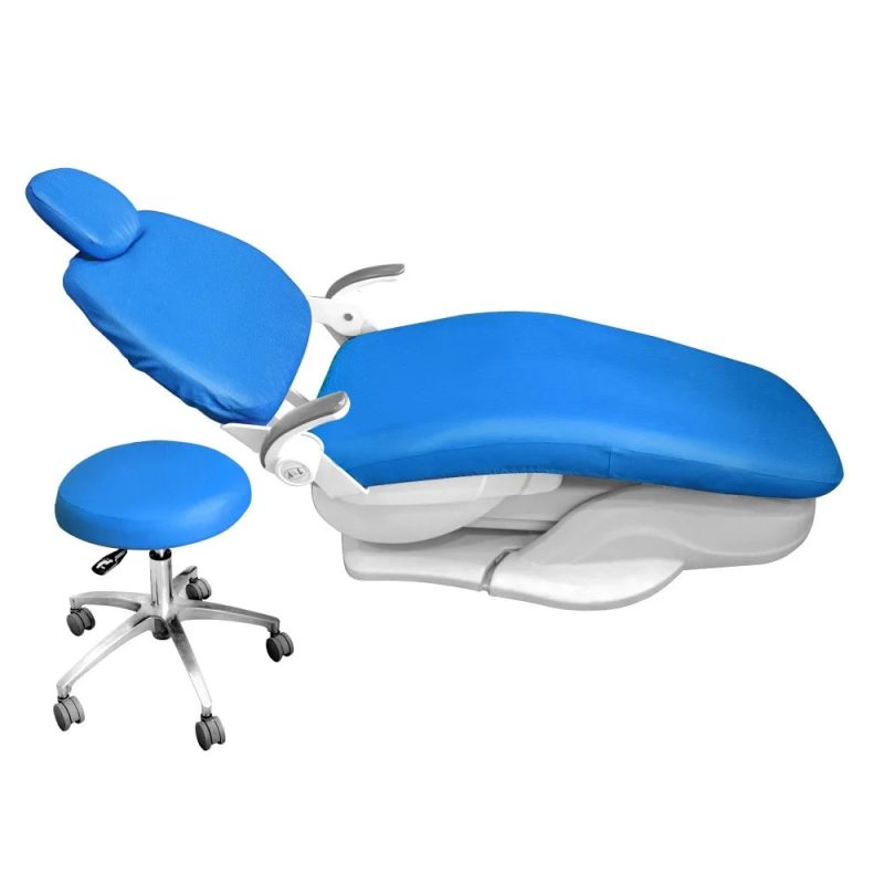 4-Piece PU Leather Dental Chair Cover Set – Waterproof & Elastic Protective Kit - Image 12