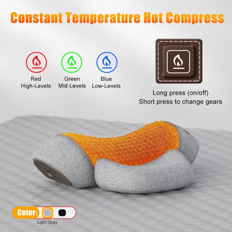 Electric Neck Massager Pillow – Cervical Support with Heat & Vibration Therapy - Image 6
