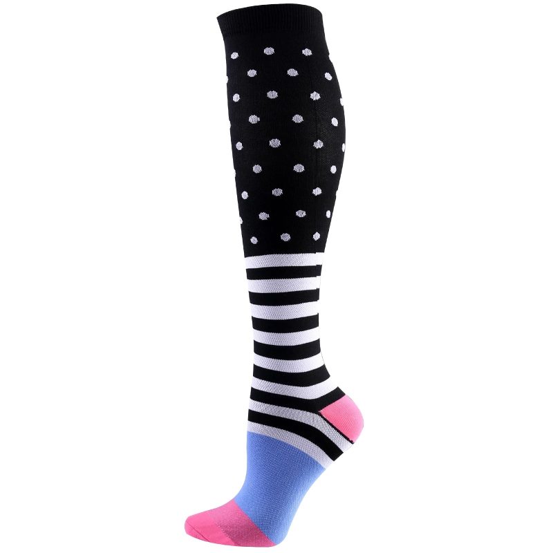 20–30mmHg Compression Socks – Pink Knee-High Stockings for Varicose Veins, Pain Relief & Circulation Support - Image 8