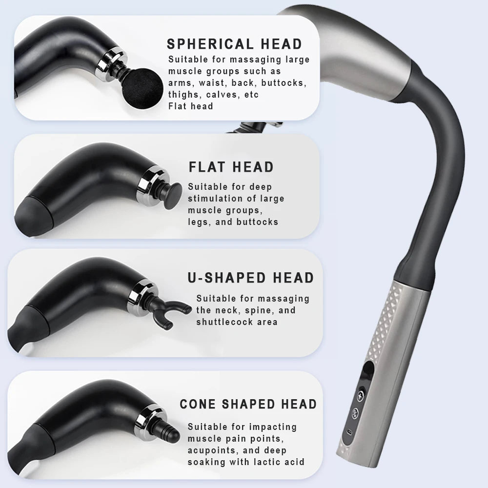 Fascia Massage Gun with Extended Handle - Image 5