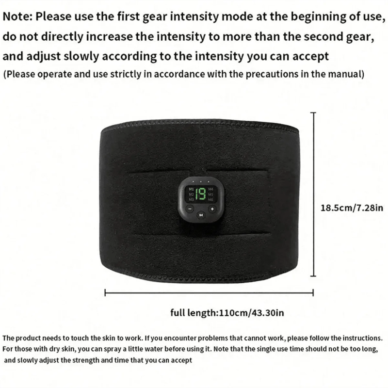 Waist Massager Portable USB Charging – Electric Body Shaping Belt for Waist, Arm, Hip, and Leg Training - Image 6