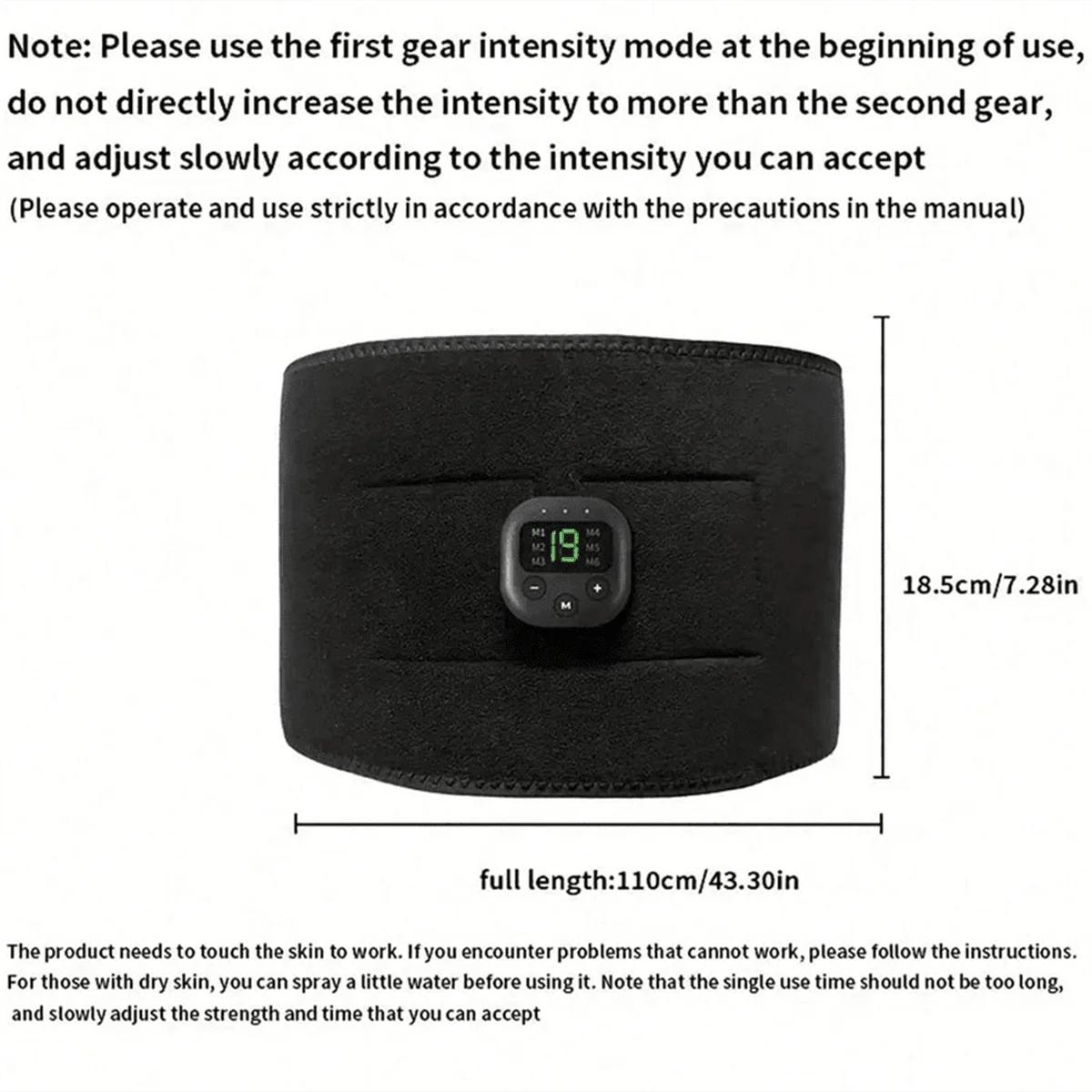 Waist Massager Portable USB Charging – Electric Body Shaping Belt for Waist, Arm, Hip, and Leg Training - Image 6