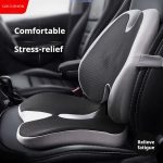 Memory Foam Seat & Back Support Pillow Set – Orthopedic Cushion for Coccyx, Hip & Lumbar Relief