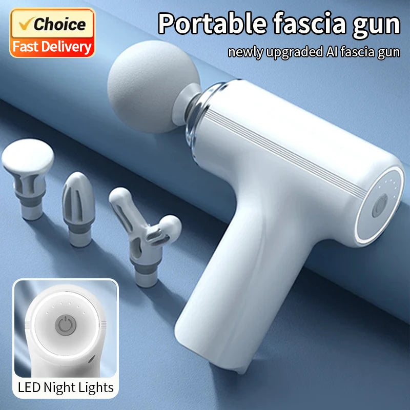 Portable AI Fascial Massage Gun