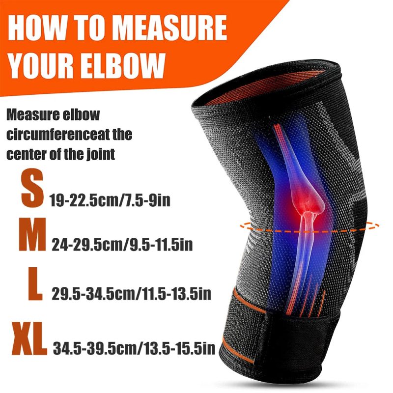 BYEPAIN Elbow Brace Compression Sleeve – 1PC Support for Tendonitis, Tennis & Golf Elbow - Image 2