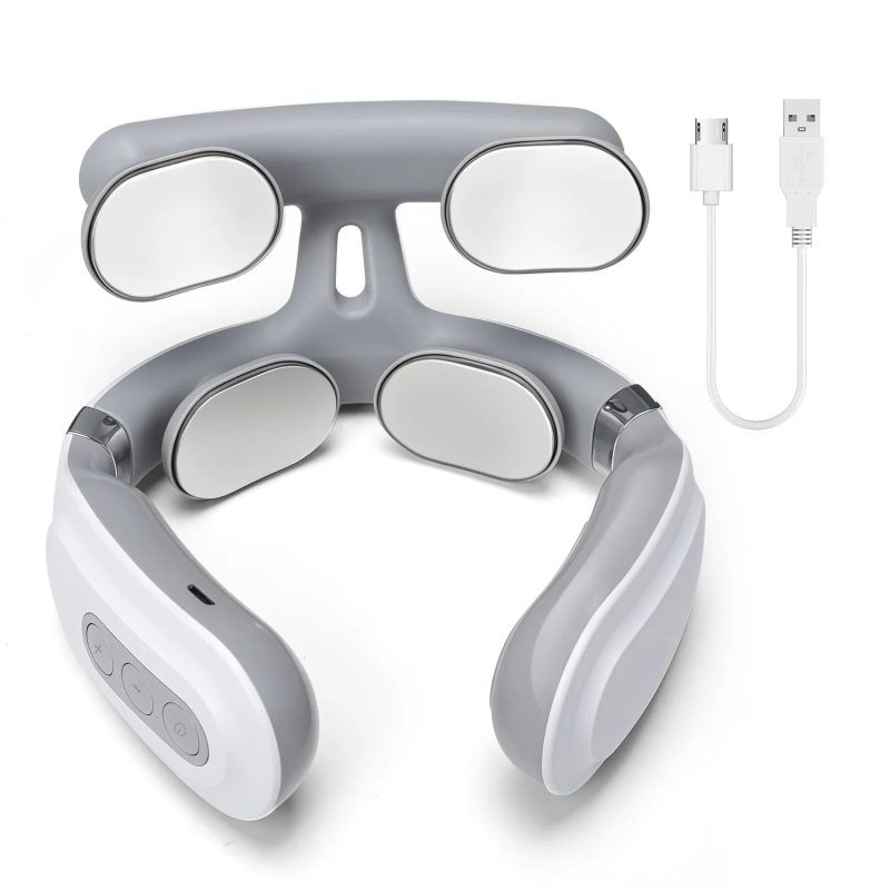 Smart Neck and Shoulder Massager – 4 Pads, 6 Modes, 16 Intensity Levels, USB Rechargeable & Portable - Image 7
