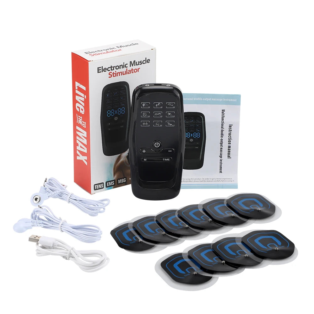 Physiotherapy TENS EMS Muscle Stimulator – Digital Electric Therapy Machine for Pain Relief & Slimming - Image 7