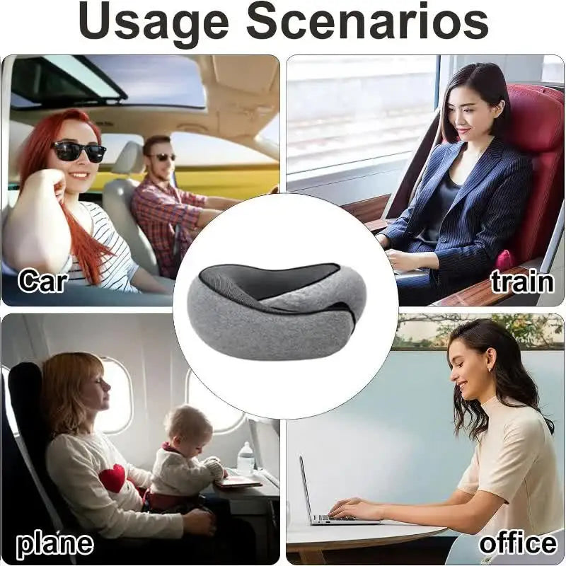 Snail Style Memory Foam Travel Neck Pillow - Image 6