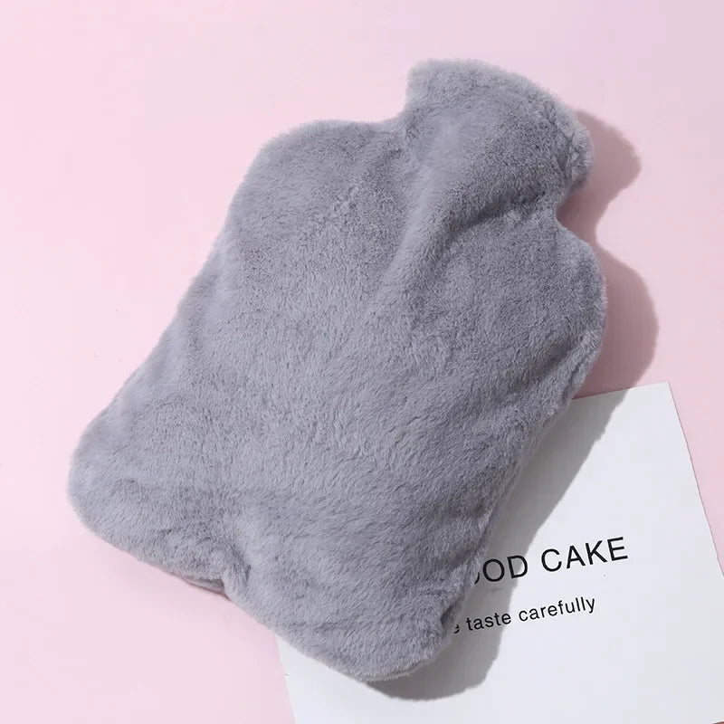 Winter Hot Water Bottle 1L/2L – Plush Foot Warmer & Belly Warmer Bag - Image 9