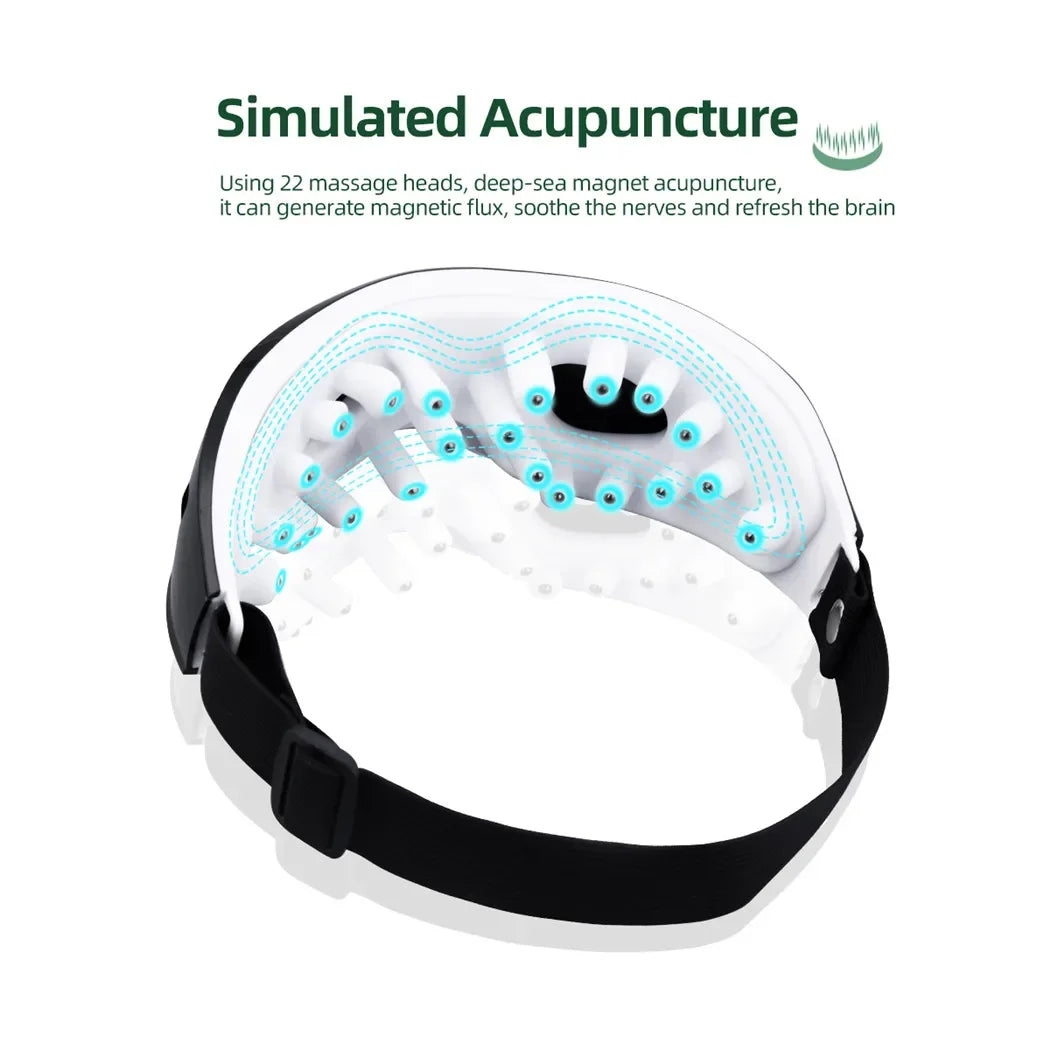 Smart Eye Massager – Magnetic Therapy & Vibration with 9 Modes for Eye Fatigue Relief - Image 4