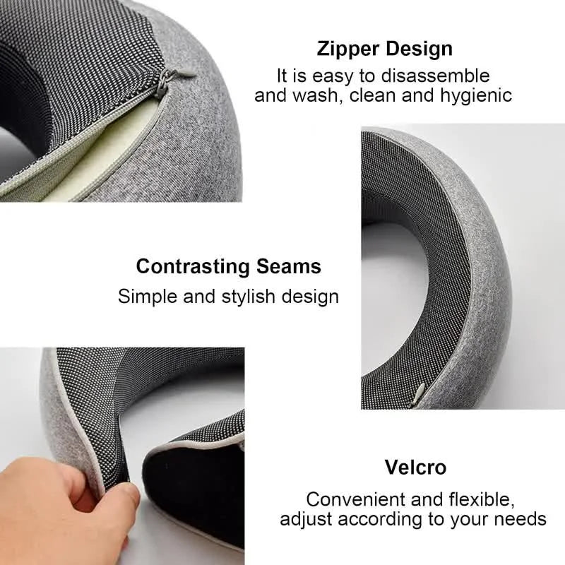 Snail Style Memory Foam Travel Neck Pillow - Image 4