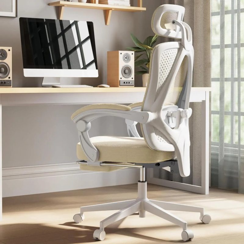 Dowinx Ergonomic Mesh Office Chair – Pocket Spring Seat with Adjustable Lumbar & Headrest - Image 10